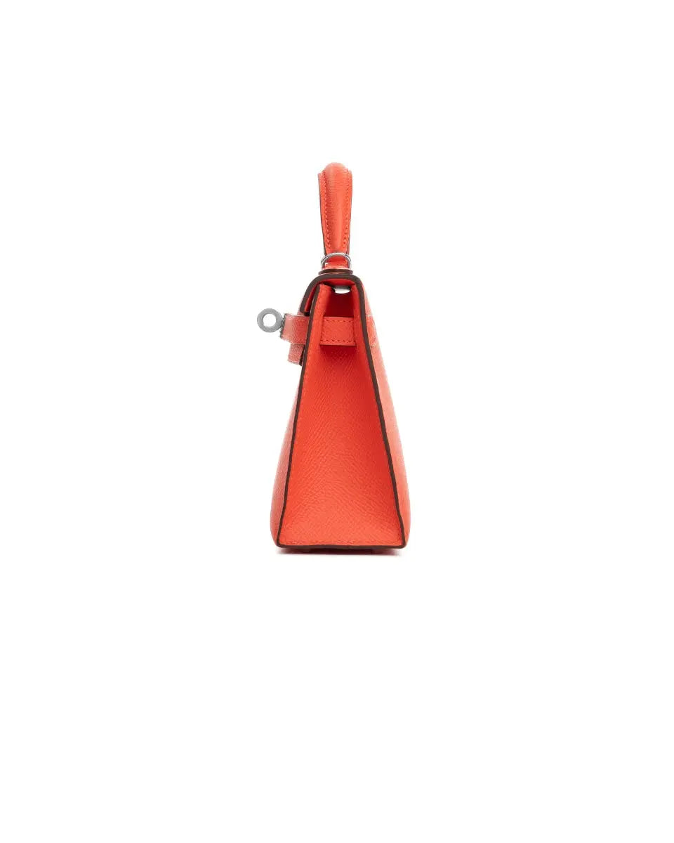 Hermes Kelly Sellier 20 Orange Poppy Epsom (palladium hardware) bag