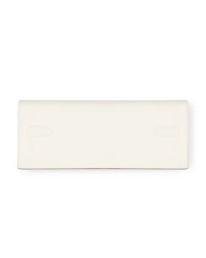 Hermes Birkin Shadow New White Swift clutch bag Hermès