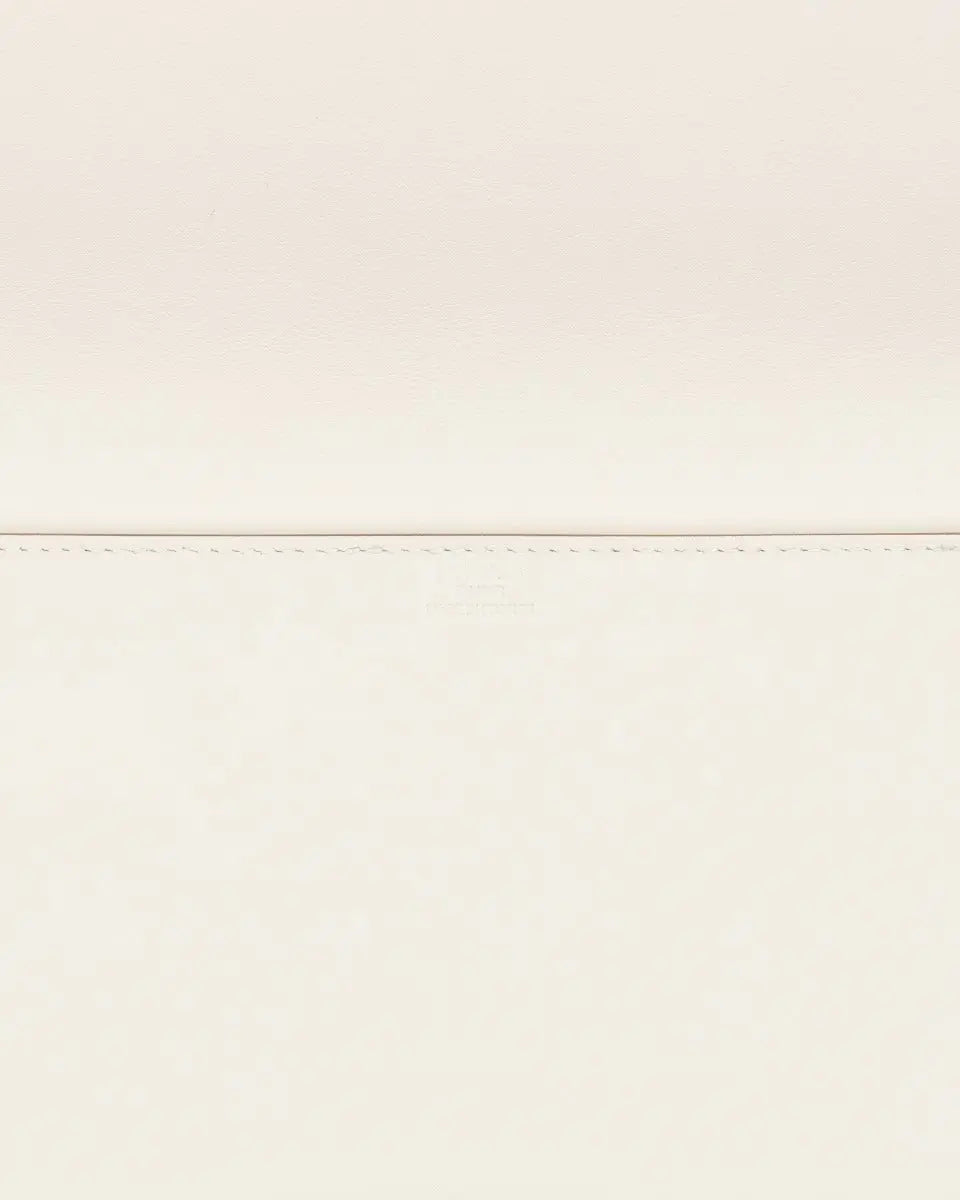 Hermes Birkin Shadow New White Swift clutch bag
