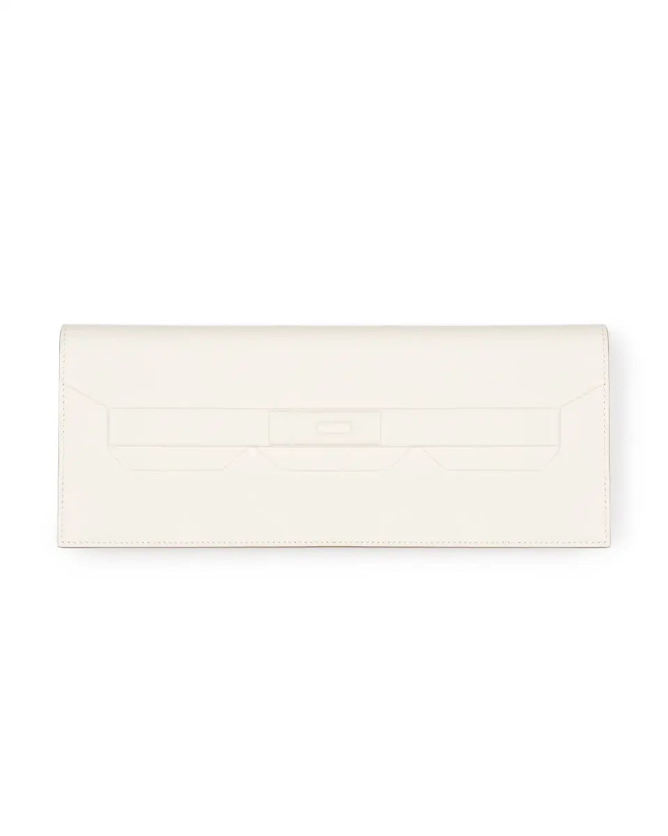 Hermes Birkin Shadow New White Swift clutch bag Hermès
