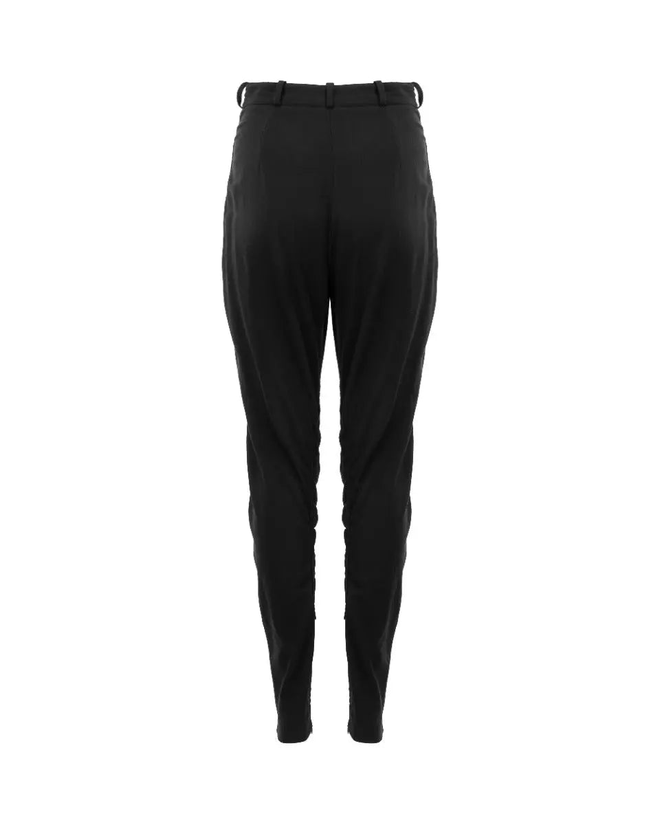 Hermes Breeches black riding woollen pants Hermès