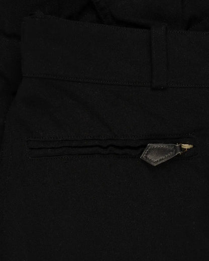 Hermes Breeches black riding woollen pants Hermès
