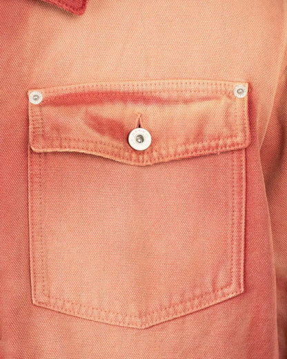 Heron Preston S.T.F.U. distressed faded canvas jacket Heron Preston