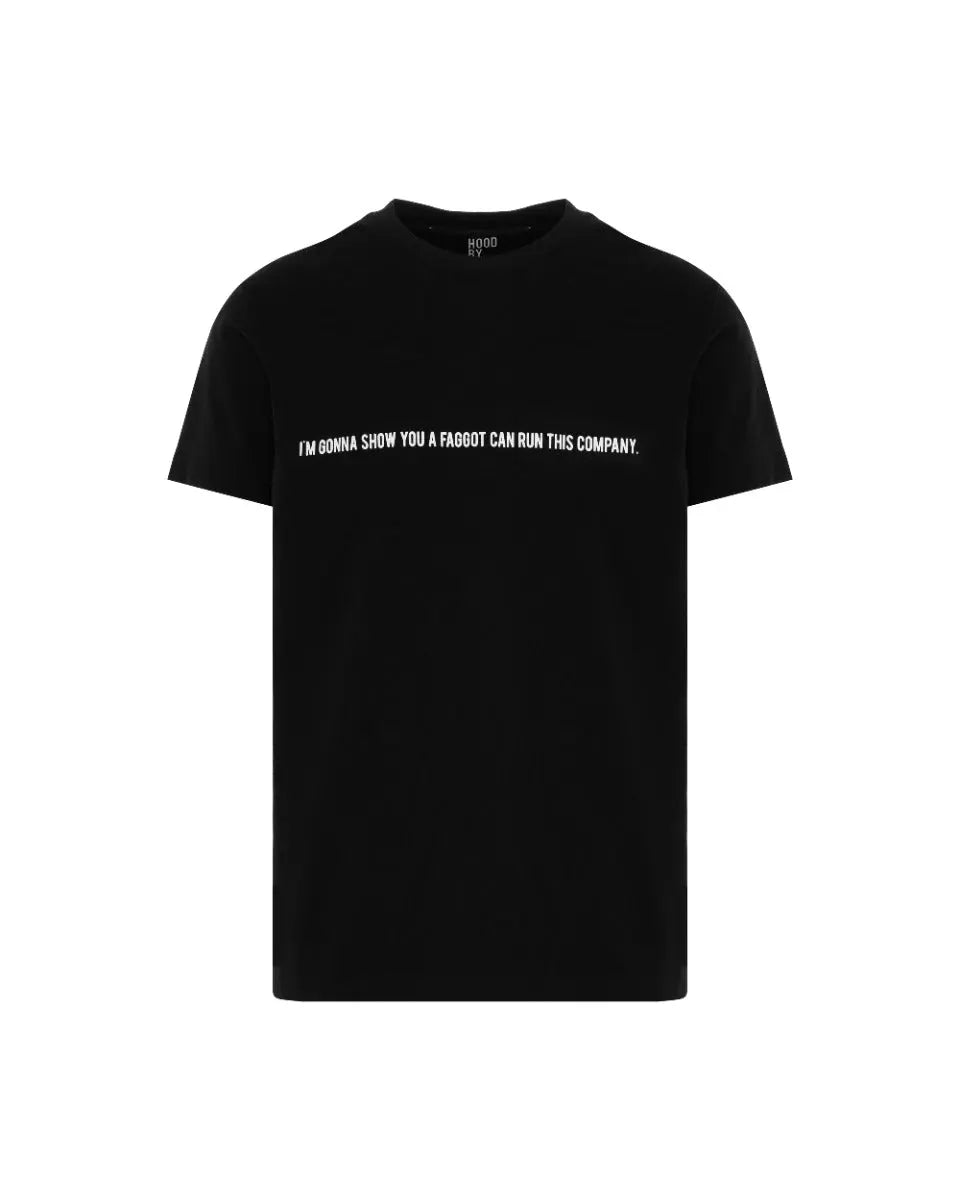 Hood By Air "Faggot" Empire quote t-shirt