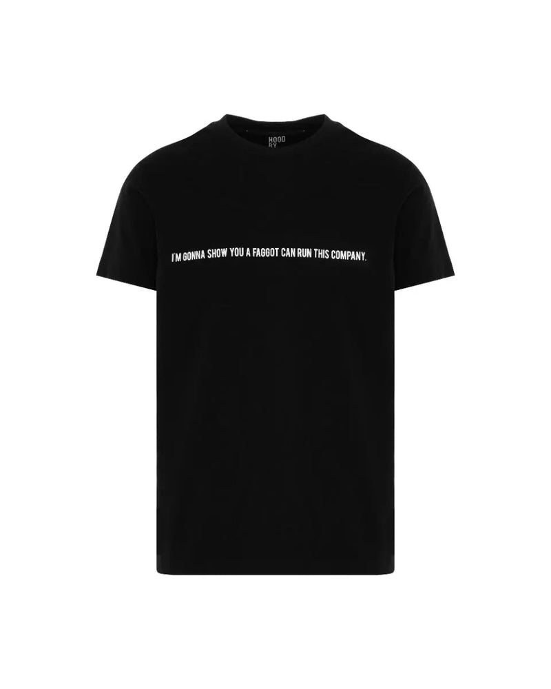 Hood By Air "Faggot" Empire quote t-shirt thumbnail