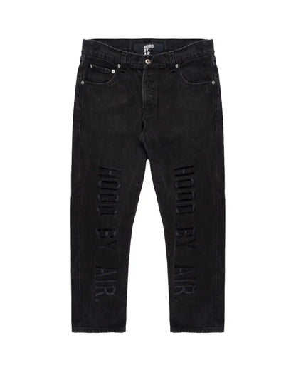 Hood By Air embroidered logo jeans Hood By Air