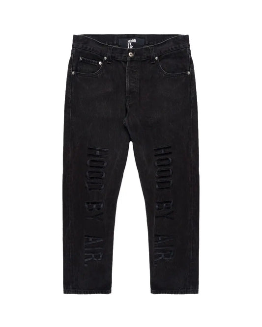 Hood By Air embroidered logo jeans Hood By Air