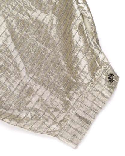 Isabel Marant Rolna metallic silver top Isabel Marant
