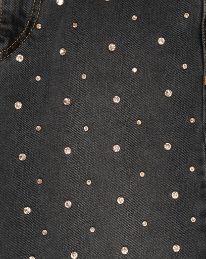 Isabel Marant Ulano Swarovski crystal-embellished denim pants Isabel Marant