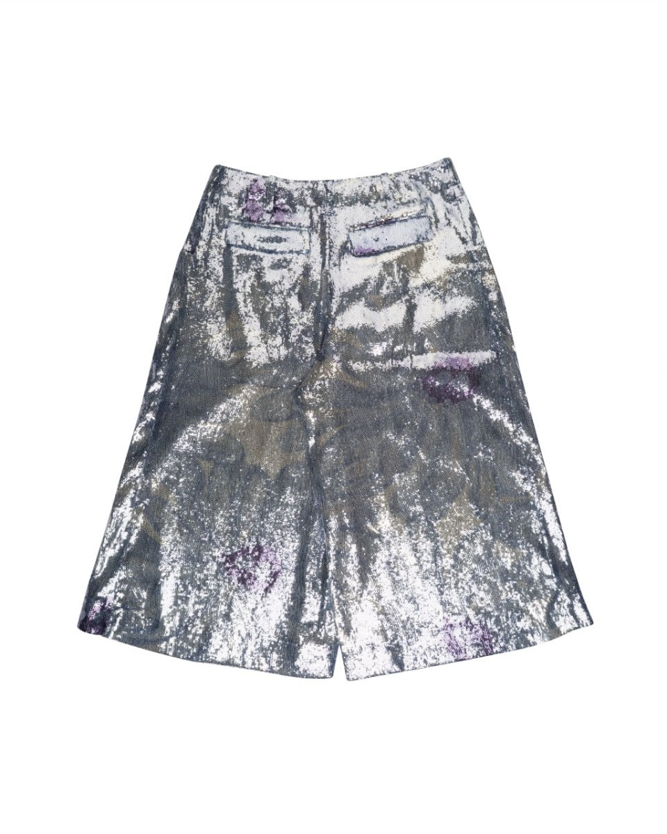Jacquemus "Le Coup De Soleil" sequin-embellished culotte shorts