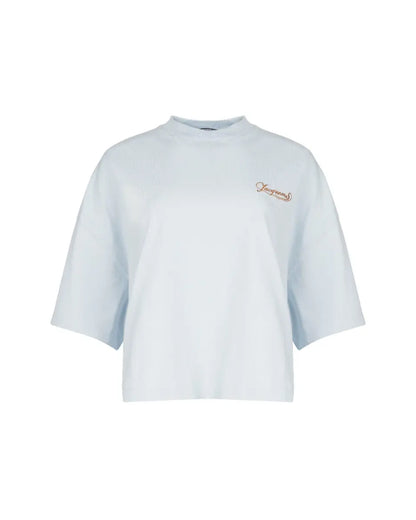 Jacquemus Corto cropped baby blue t-shirt Jacquemus