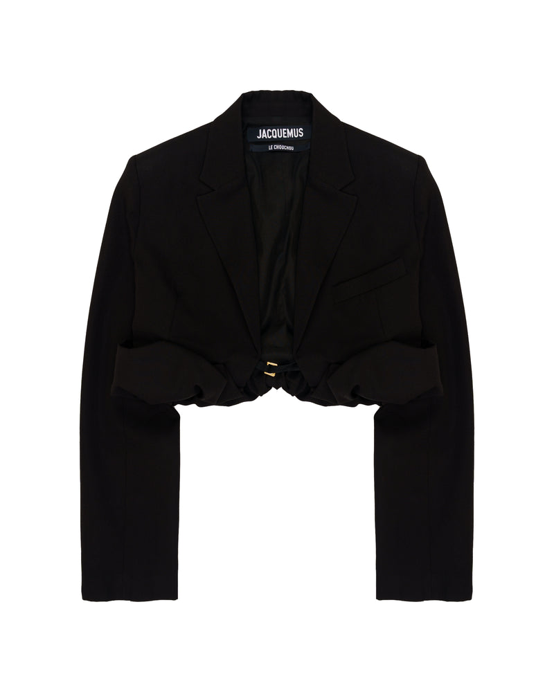 Jacquemus La veste croissant cropped blazer thumbnail