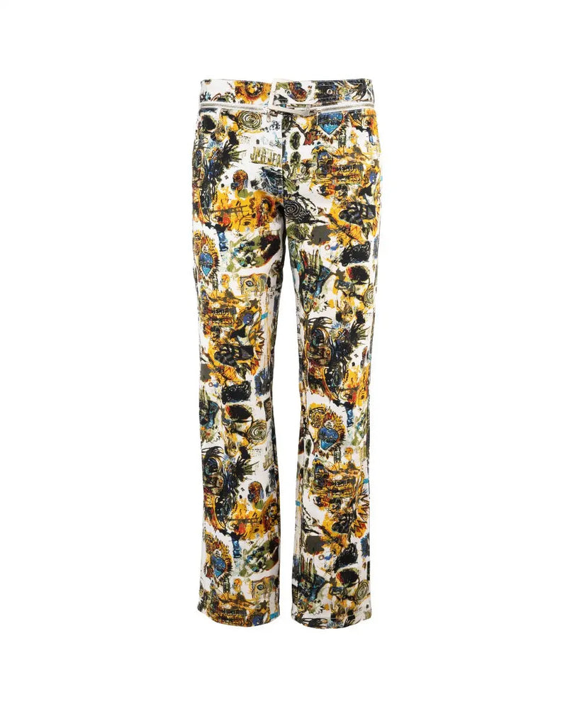 Jean Paul Gaultier printed trousers thumbnail