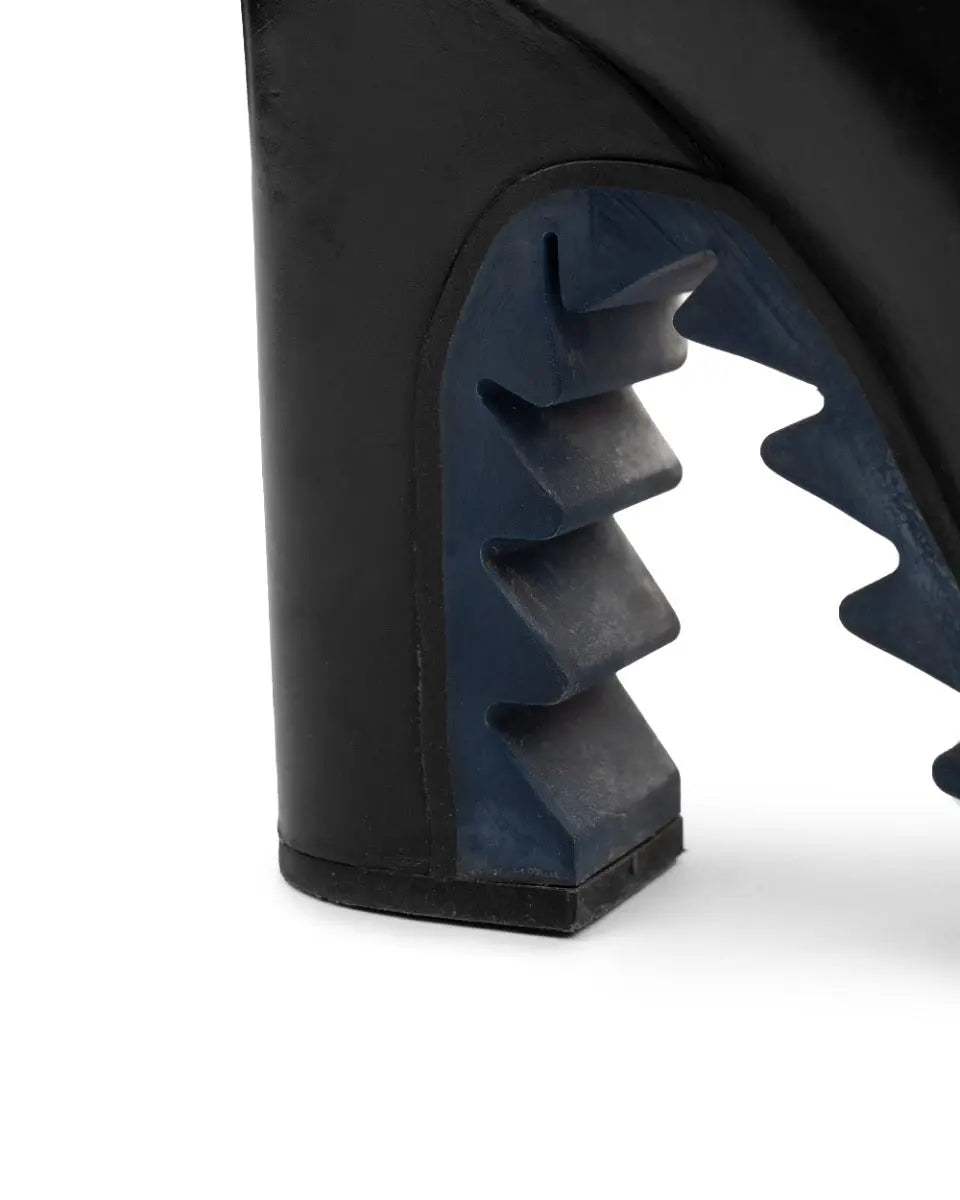 Jil Sander rubber sawtooth ankle boots Jil Sander
