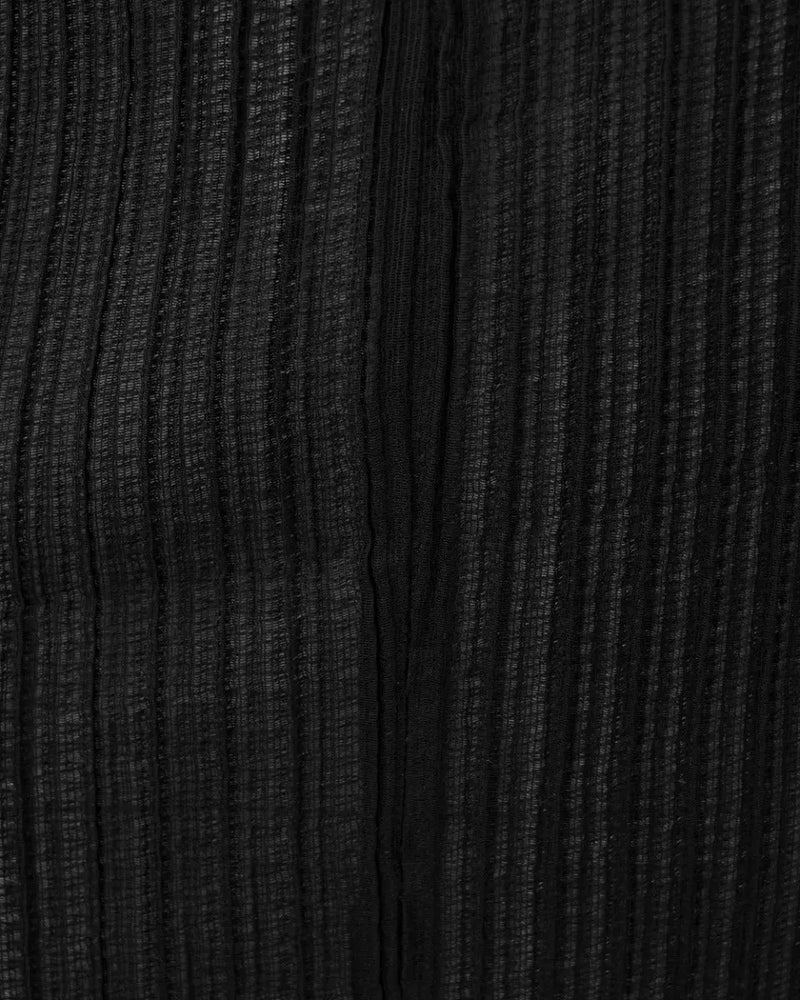 Jil Sander Translucent Pleated-Jersey mock-neck dress thumbnail