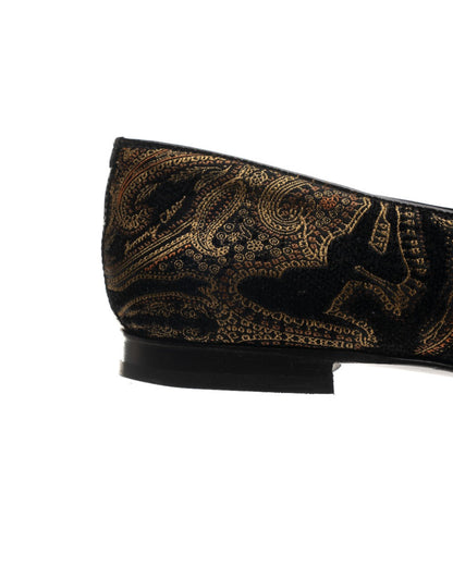 Jimmy Choo gold Paisley slip-on shoes Jimmy Choo™