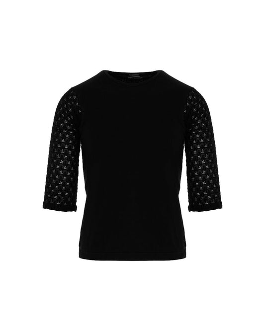 Junya Watanabe COMME des GARÇONS crochet  3/4 sleeve t-shirt Junya Watanabe