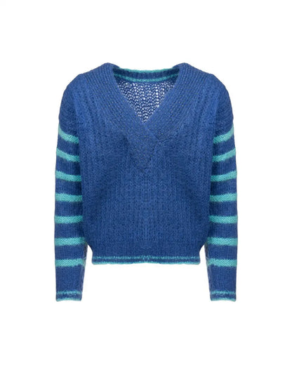 Kansai Yamamoto v-neck embroidery sweater Kansai Yamamoto