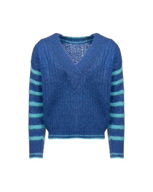 Kansai Yamamoto v-neck embroidery sweater Kansai Yamamoto