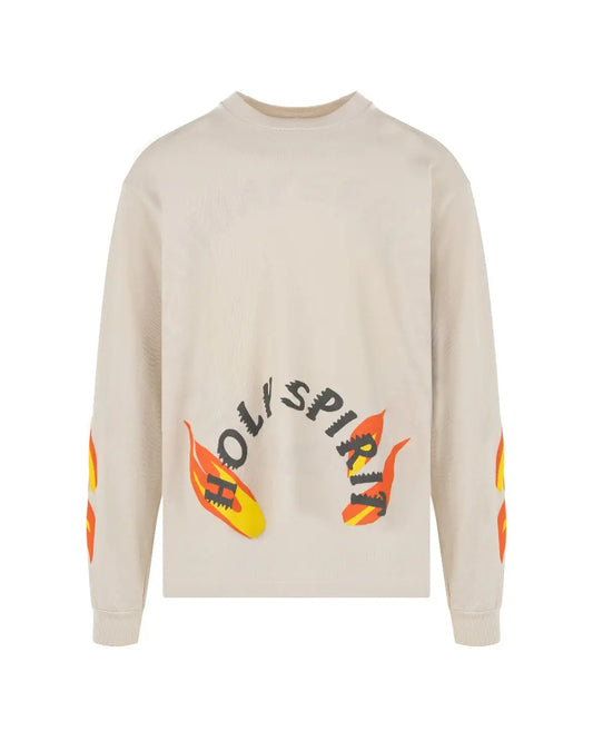 Kanye West Sunday Service "Holy Spirit" Choir Flame long sleeve t-shirt Merch