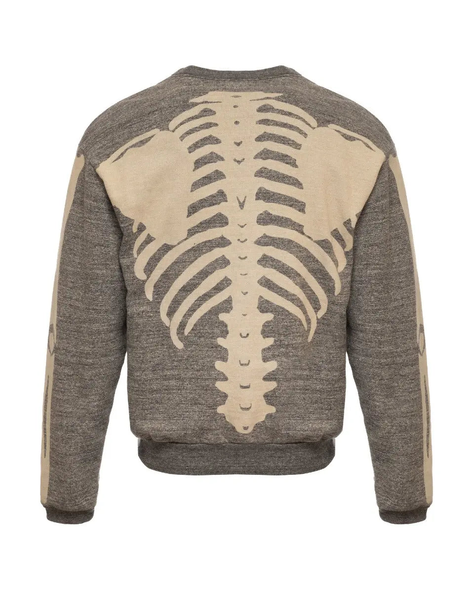 Kapital skeleton gandrelle fleece sweater