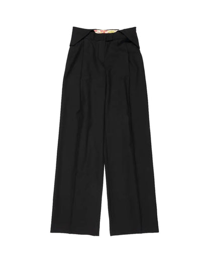 Kenzo button-up appliqué laine pants Kenzo