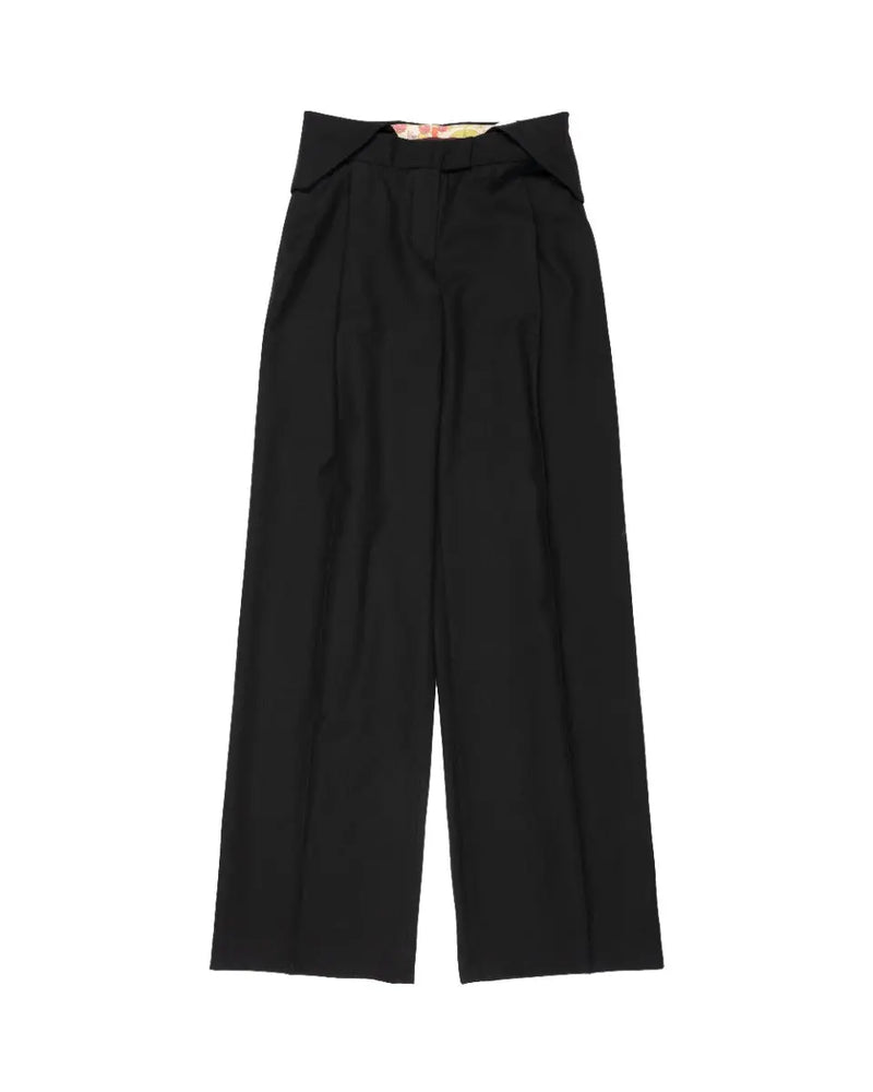Kenzo button-up appliqué laine pants thumbnail