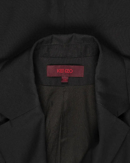 Kenzo floral-appliqué patchwork blazer jacket Kenzo