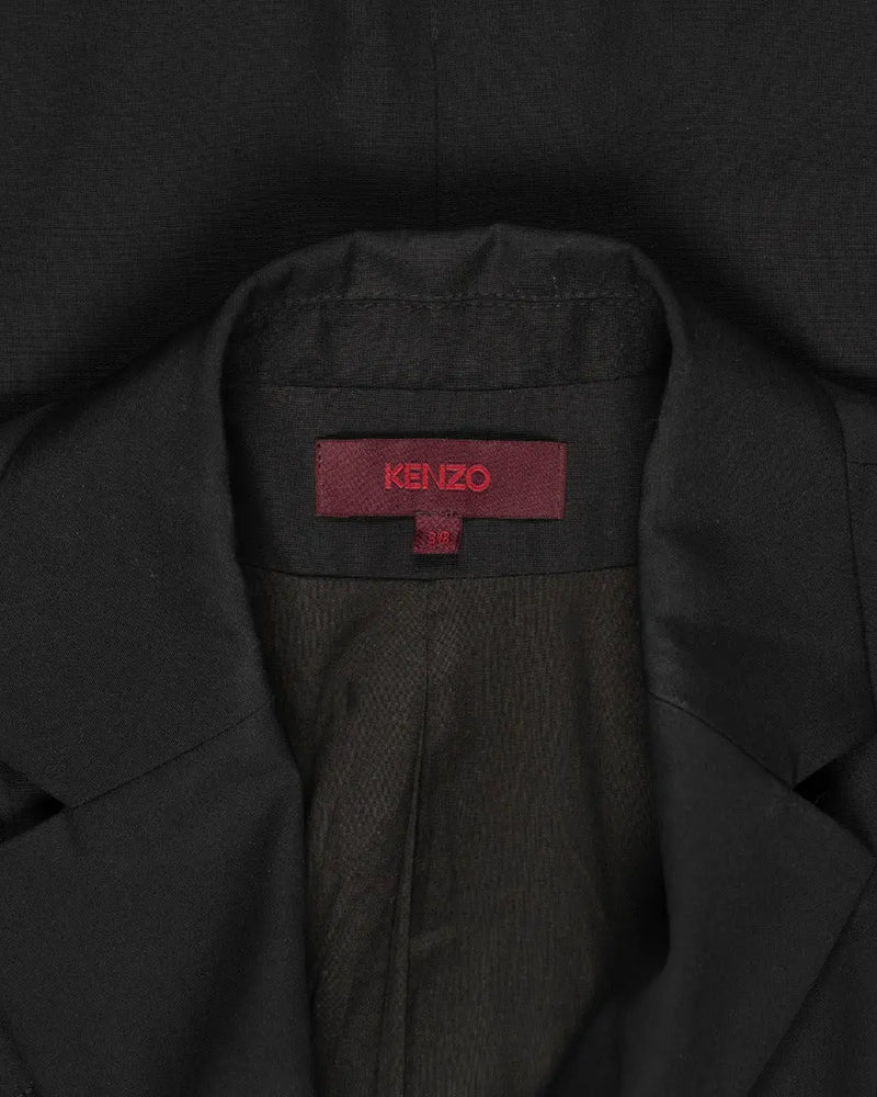 Kenzo floral-appliqué patchwork blazer jacket thumbnail