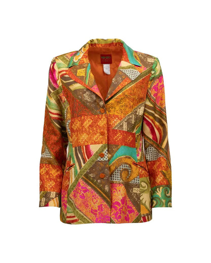 Kenzo Jungle abstract pattern blazer jacket Kenzo