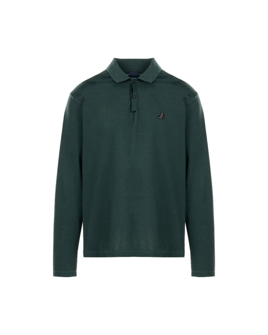 Lanvin sneaker embroidery bottle green polo collar t-shirt Lanvin