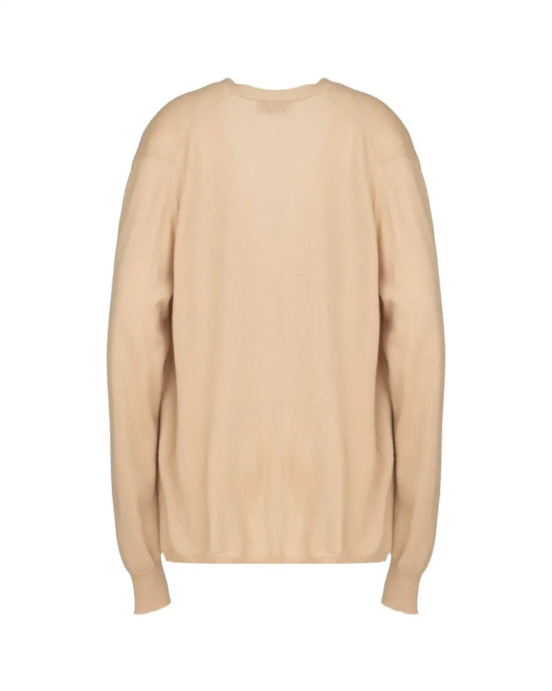 Lemaire cashmere beige cardigan thumbnail