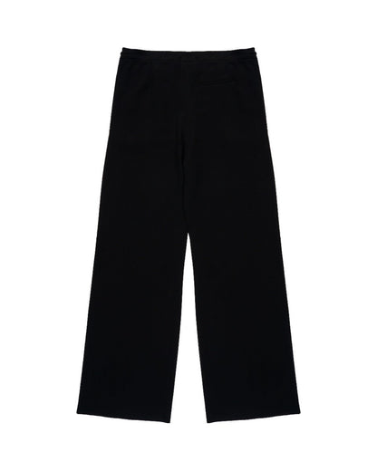 Loewe black georgette raw-edge pants Loewe