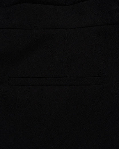 Loewe black georgette raw-edge pants Loewe
