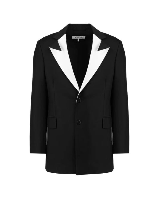 Loewe Josh O'Connor "The Golden Globes" exclusive two-tone lapels blazer jacket Loewe