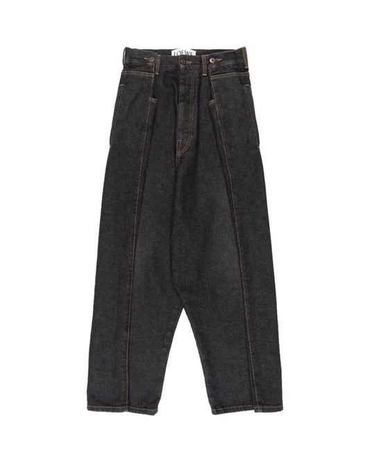 Loewe oversized pleated denim pants Loewe