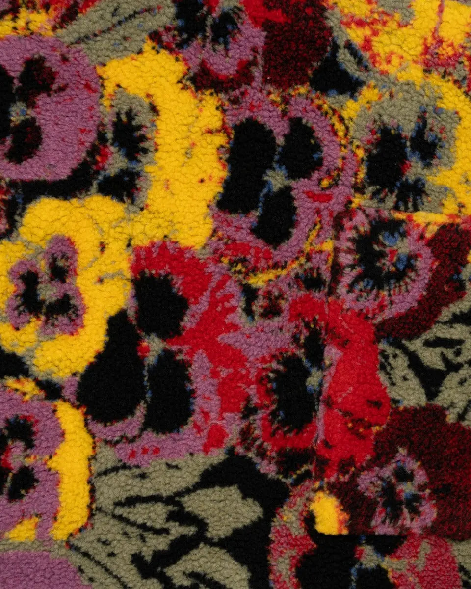 Loewe x Joe Brainard Pansies floral fleece shorts
