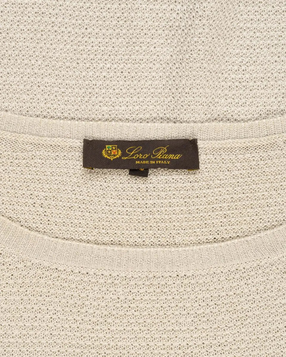 Loro Piana Boat collar silk-blend crewneck sweater Loro Piana