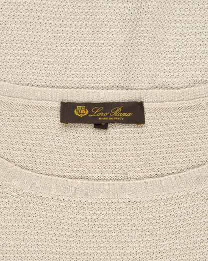 Loro Piana Boat collar silk-blend crewneck sweater Loro Piana