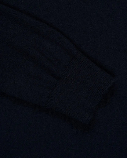 Loro Piana Girocollo Neo Piuma navy crewneck sweater Loro Piana
