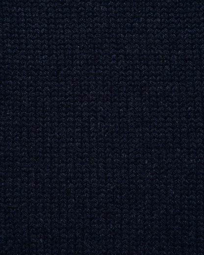 Loro Piana two-tone rib knitted cashmere navy/grey scarf - one size Loro Piana