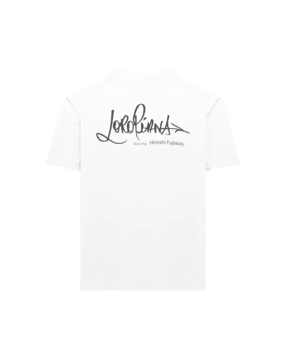 Loro Piana x Hiroshi Fujiwara emblem logo t-shirt