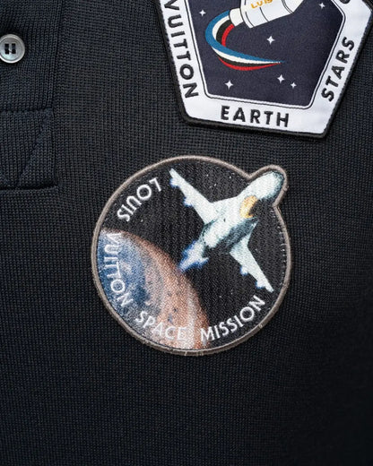 Louis Vuitton "Space Mission" satellite pathes polo neck sweater Louis Vuitton