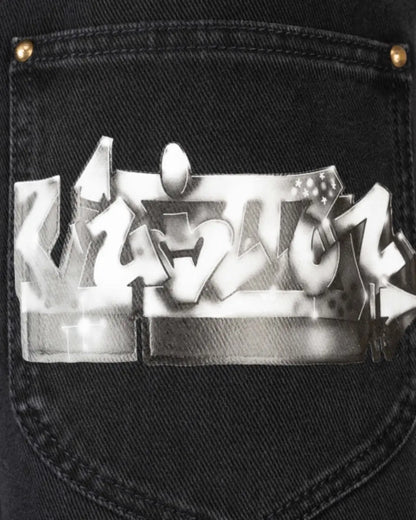 Louis Vuitton graffiti pocket jeans Louis Vuitton