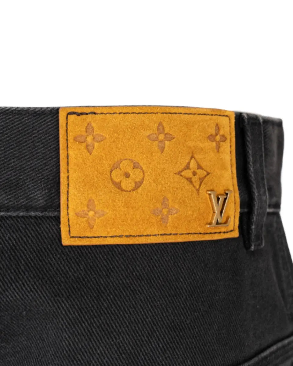 Louis Vuitton graffiti pocket jeans