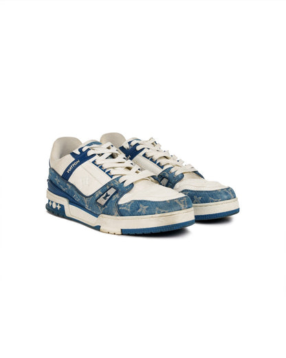 Louis Vuitton LV Trainer monogram denim sneakers Louis Vuitton