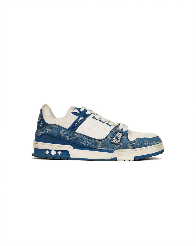 Louis Vuitton LV Trainer monogram denim sneakers Louis Vuitton