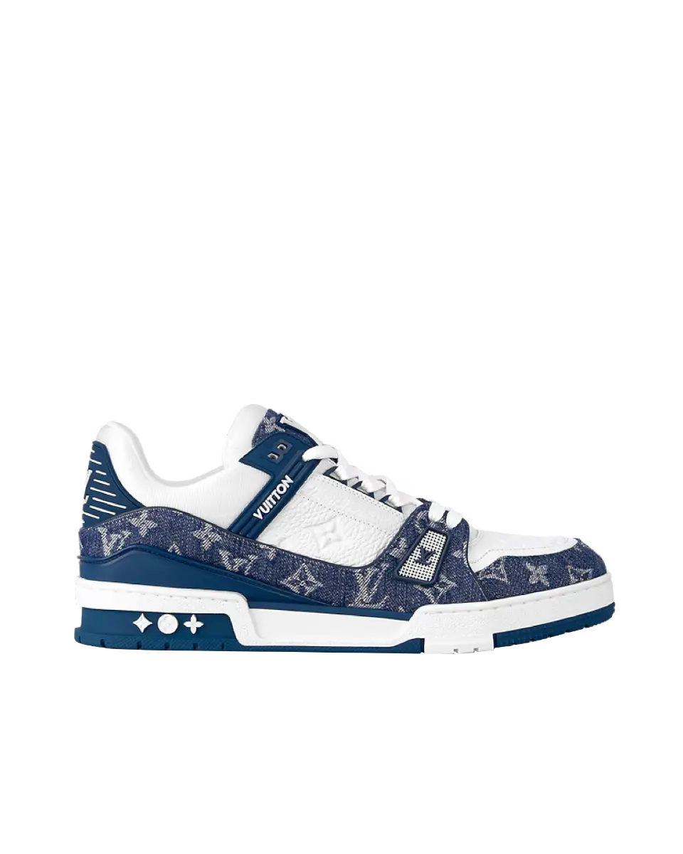 Louis Vuitton LV Trainer monogram denim sneakers Louis Vuitton