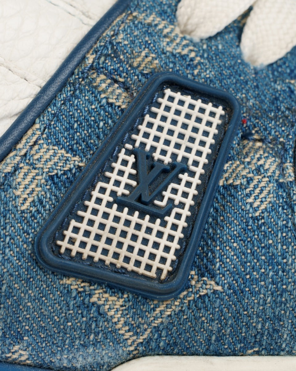 Louis Vuitton LV Trainer monogram denim sneakers