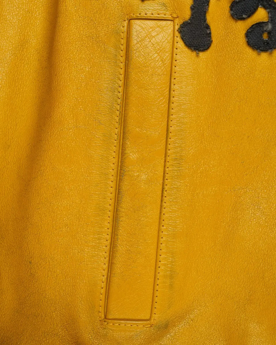 Louis Vuitton Malletier Louis Vuitton mix canvas leather baseball jacket Louis Vuitton